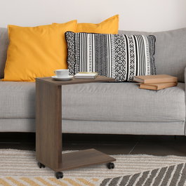 Hanah Home Mesa Auxiliar Shp-108-Oo-1 Nogal